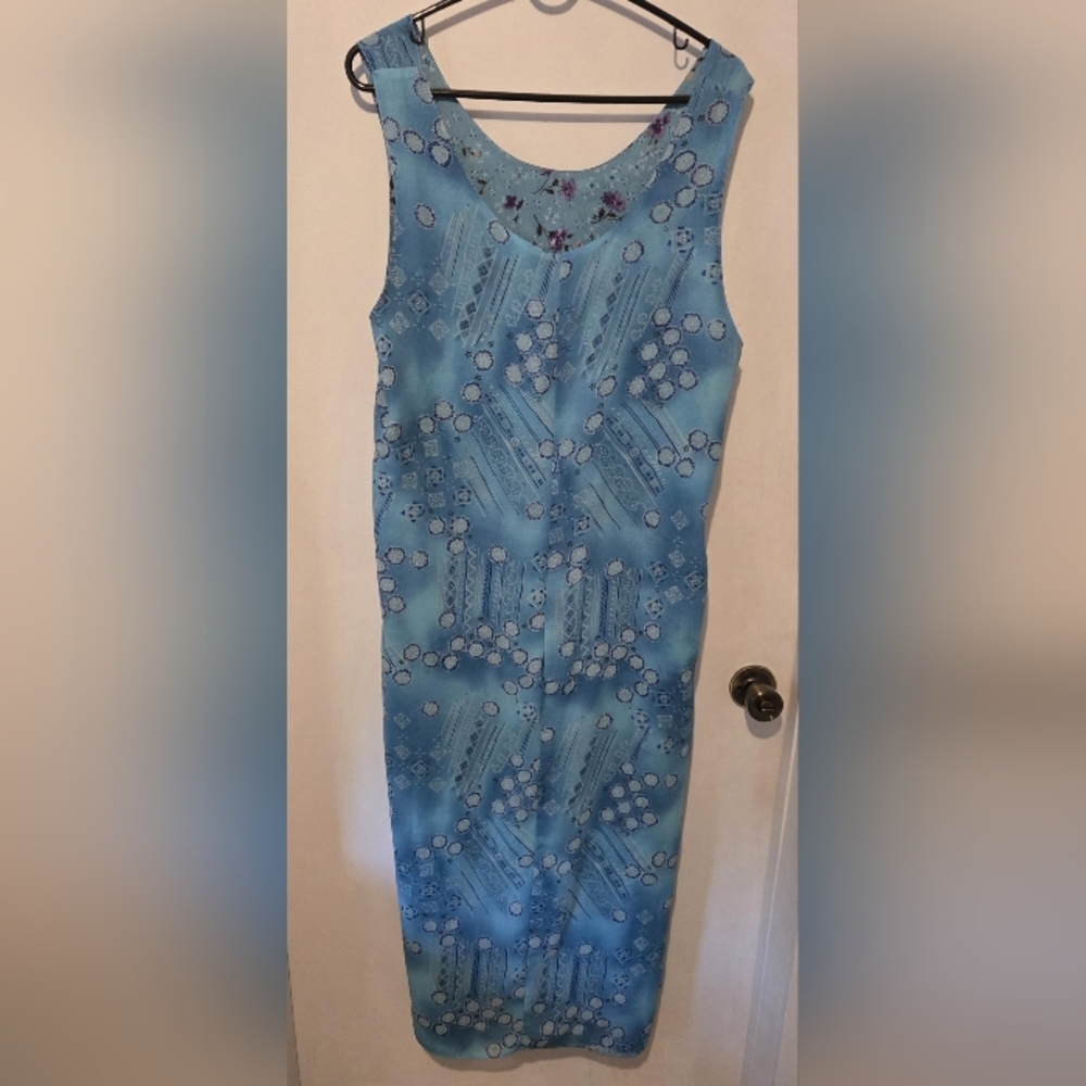 Impressions by California reversible maxi dress/Sz XL